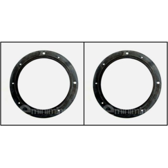 7" Headlamp Headlight Bowl Rubber Seal x2 PAIR