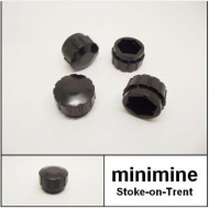 Wheel Nut Plastic Cap Cover x4