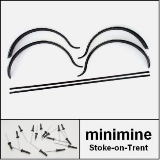 Special Plastic Wheel Arch Set INC. Rivets