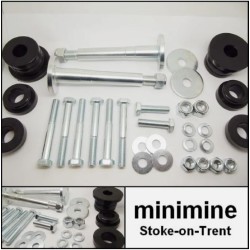 LATE Rear Subframe Fitting Mounting Kit INC. POLYFLEX Bushes 1976>