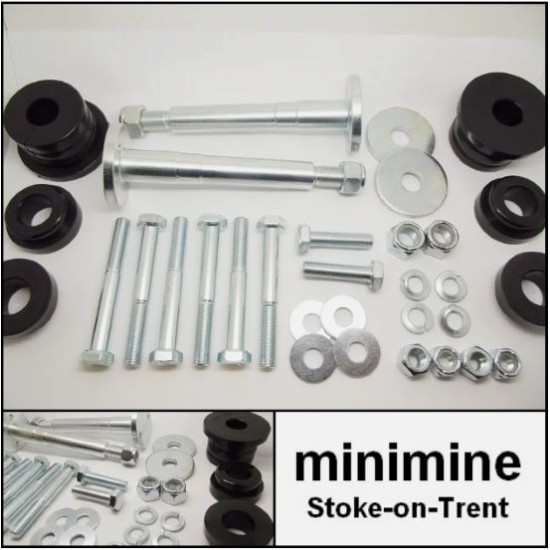 LATE Rear Subframe Fitting Mounting Kit INC. POLYFLEX Bushes 1976>