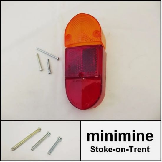 MK1 Rear Light Lamp Stop Tail Lens, Indicator Lens & Screw Kit R/H