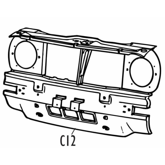 Front Panel Complete Assembly - C12