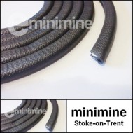 Rubber Sill Trim Moulding Finisher Black 140cm PER SIDE edging x1