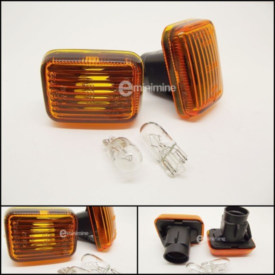 Indicator Side Repeater Lens Amber INC. BULBS