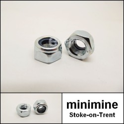 Steering Rack Track Rod End Nyloc Nut PAIR